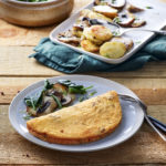 Omelette demi-lune champignons fromage | Cocotine